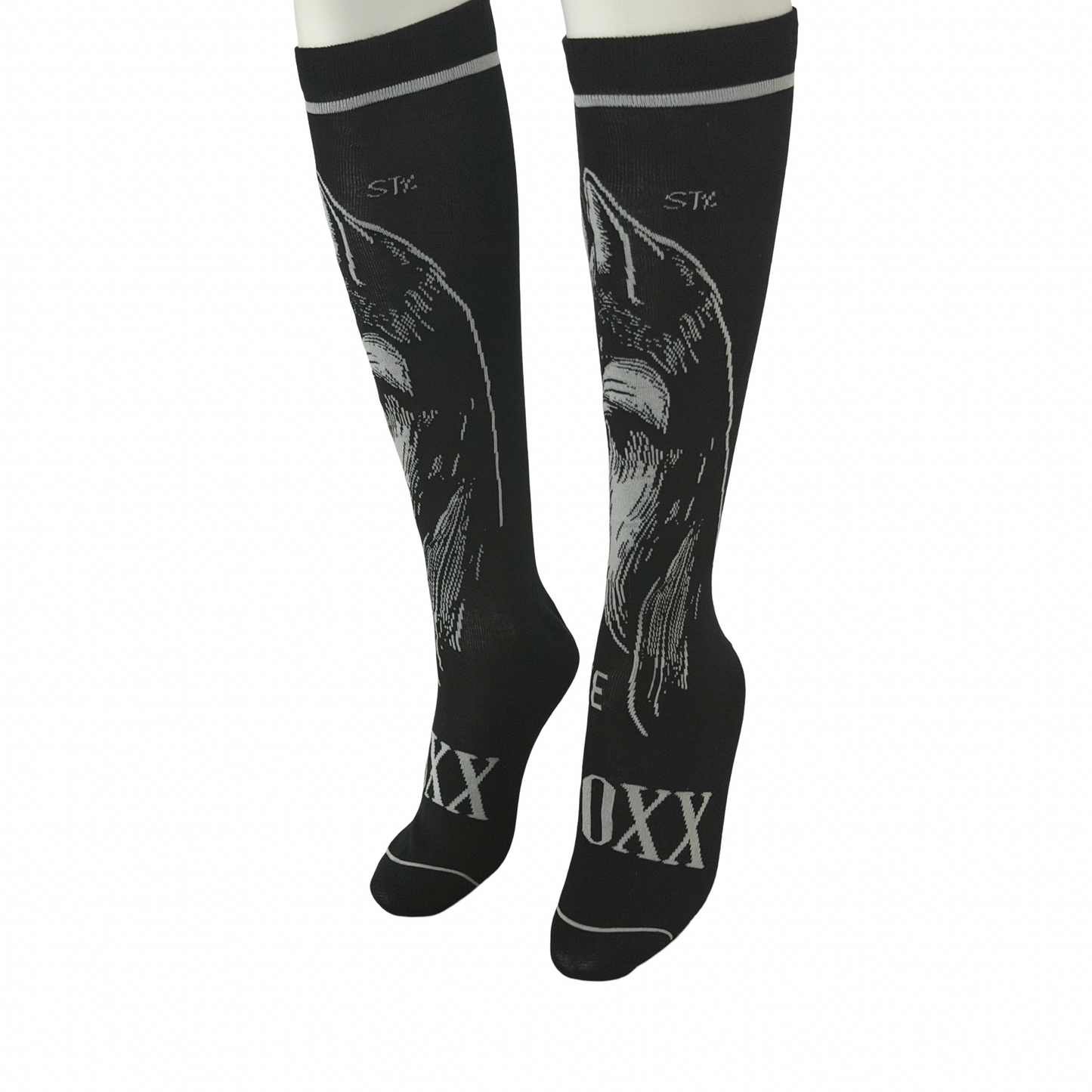 Long Crew socks(Black)